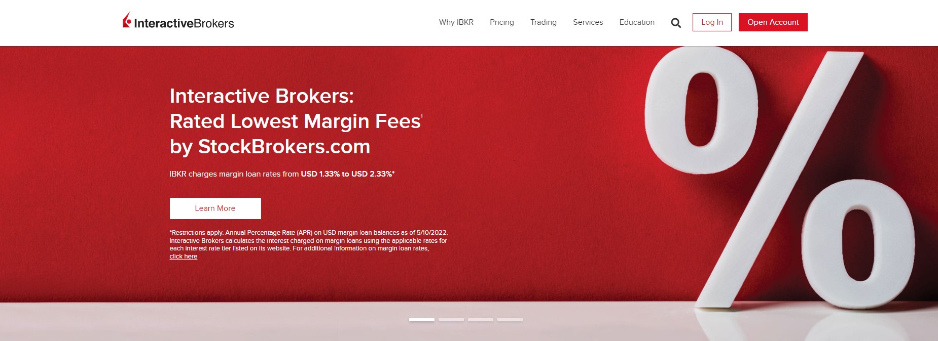 Interactive Brokers ana sayfa