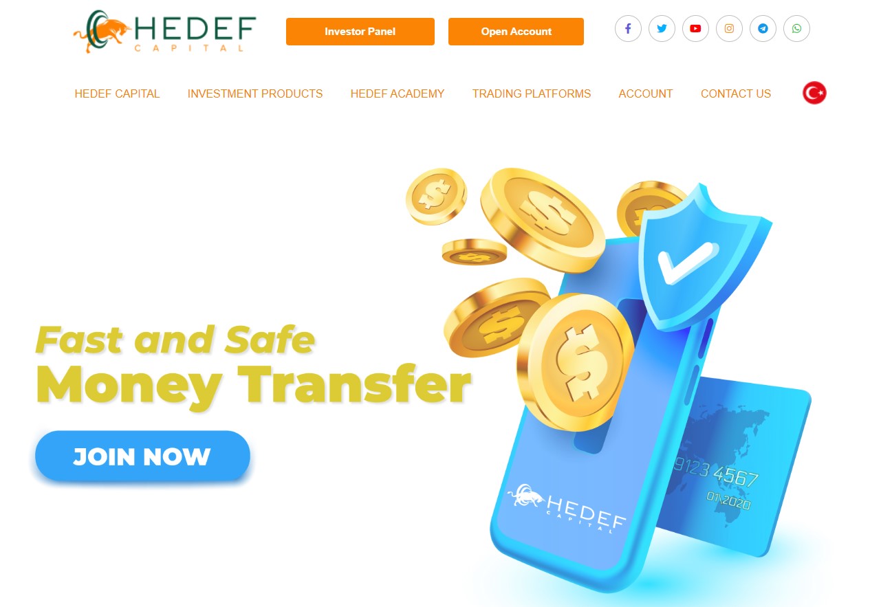 Hedef Capital ana sayfa